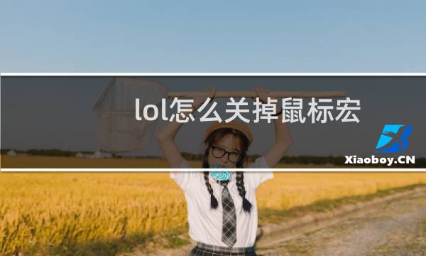 lol怎么关掉鼠标宏图片