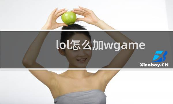 lol怎么加wgame好友图片