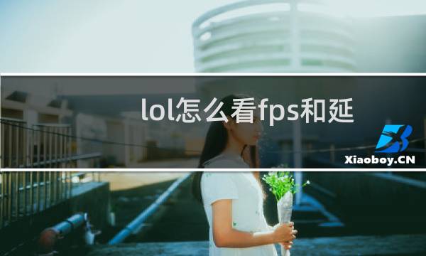 lol怎么看fps和延迟图片