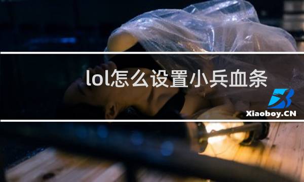 lol怎么设置小兵血条颜色图片
