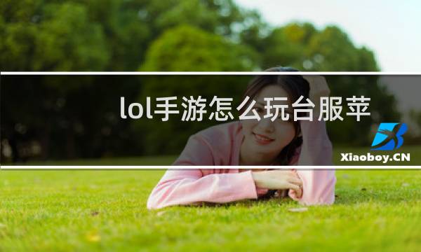 lol手游怎么玩台服苹果图片