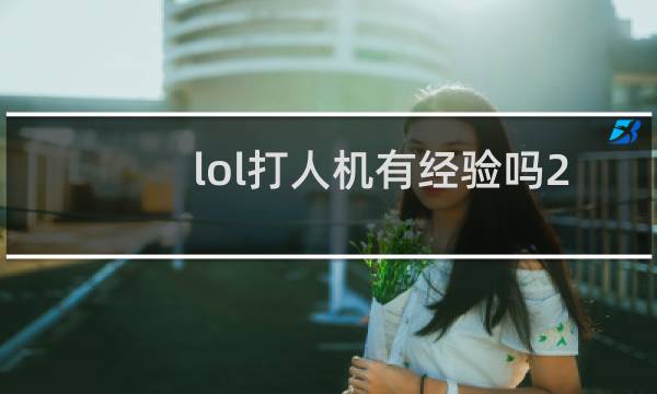 lol打人机有经验吗2020图片