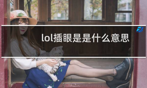 lol插眼是是什么意思图片