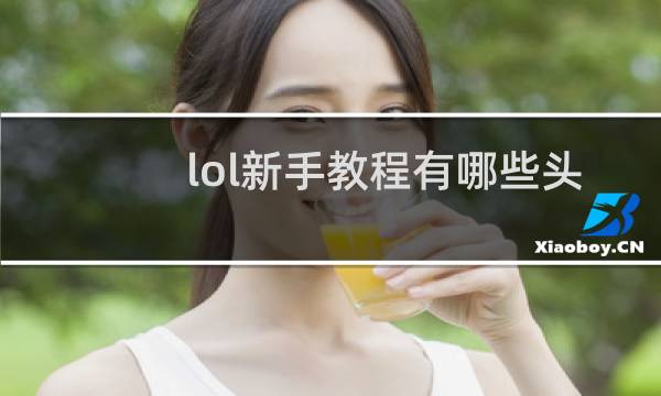 lol新手教程有哪些头像