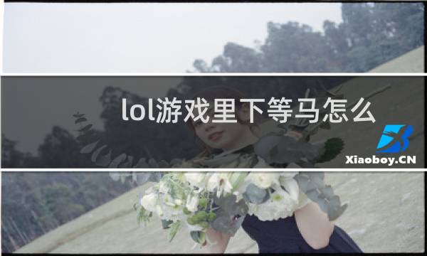 lol游戏里下等马怎么发图片