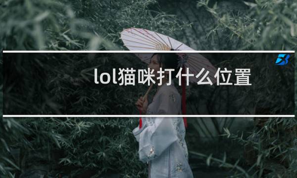 lol猫咪打什么位置图片
