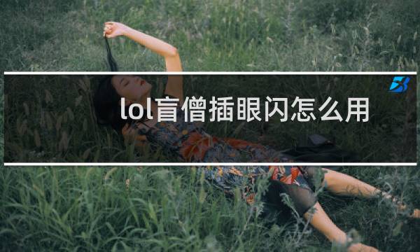 lol盲僧插眼闪怎么用图片