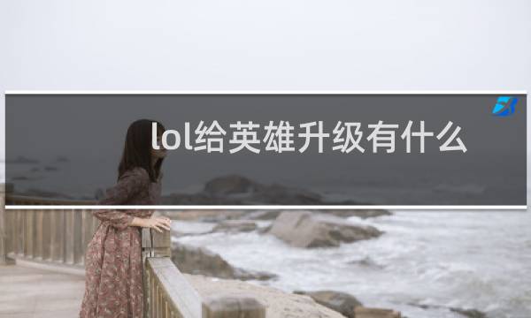 lol给英雄升级有什么用图片