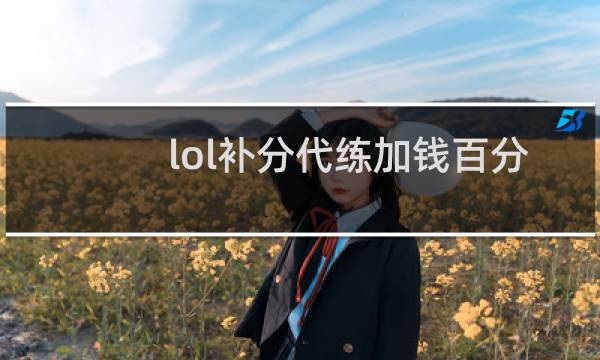lol补分代练加钱百分之20吗