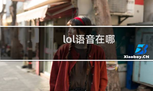 lol语音在哪图片