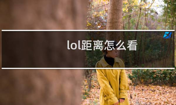 lol距离怎么看图片