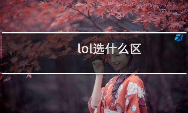 lol选什么区