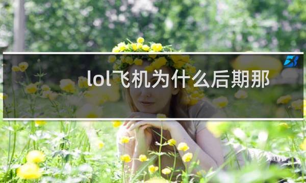 lol飞机为什么后期那么强图片
