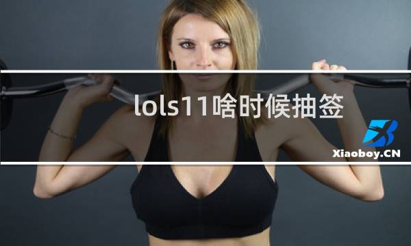 lols11啥时候抽签图片