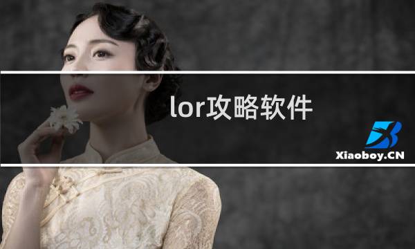 lor攻略软件