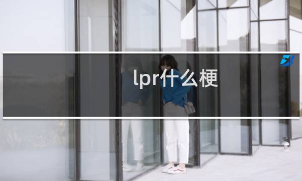 lpr什么梗