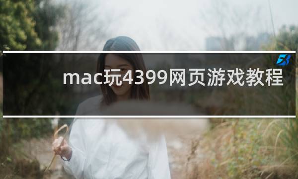 mac玩4399网页游戏教程