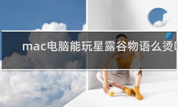 mac电脑能玩星露谷物语么烫吗