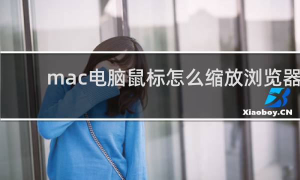 mac电脑鼠标怎么缩放浏览器