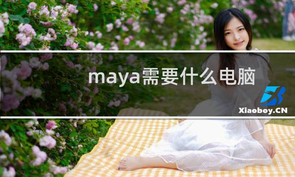 maya需要什么电脑配置