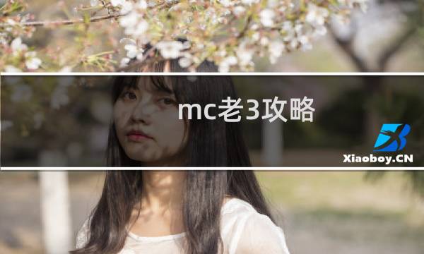 mc老3攻略
