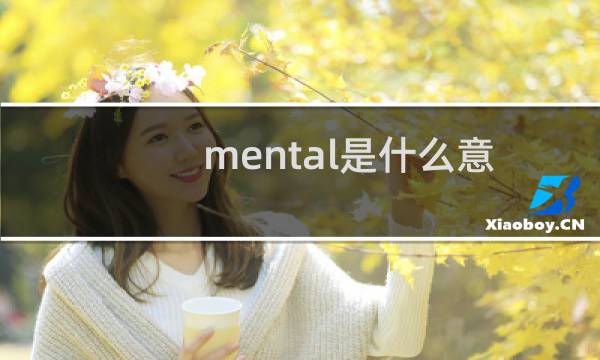 mental是什么意思英语翻译（mental是什么意思）图片