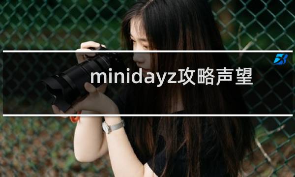 minidayz攻略声望