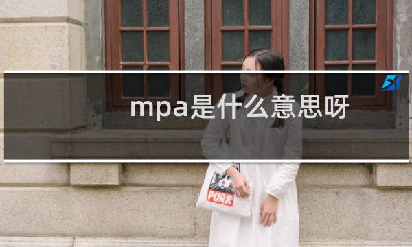 mpa是什么意思呀