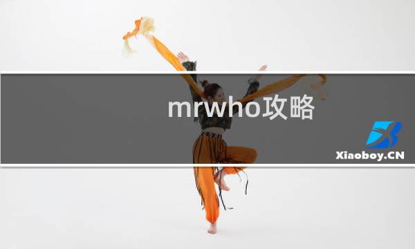 mrwho攻略