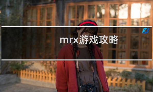 mrx游戏攻略
