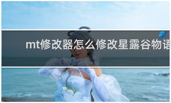 mt修改器怎么修改星露谷物语