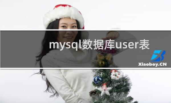 mysql数据库user表