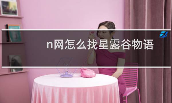 n网怎么找星露谷物语