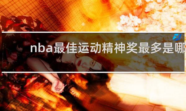 nba最佳运动精神奖最多是哪个人