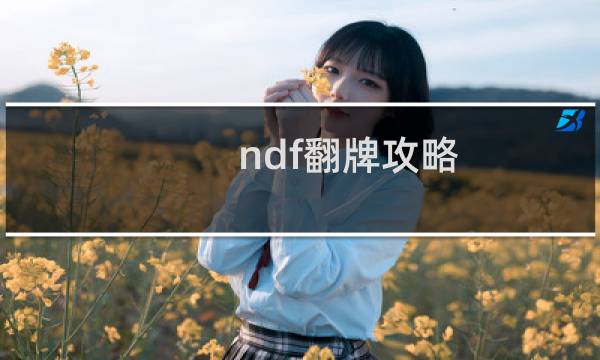 ndf翻牌攻略