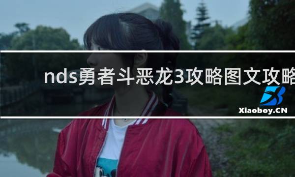 nds勇者斗恶龙3攻略图文攻略