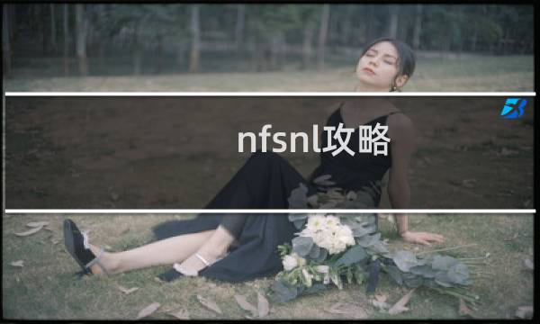 nfsnl攻略