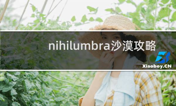 nihilumbra沙漠攻略