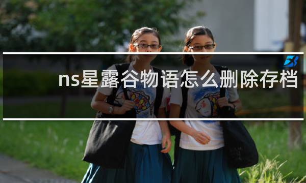 ns星露谷物语怎么删除存档