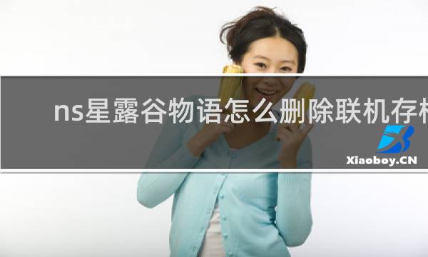 ns星露谷物语怎么删除联机存档