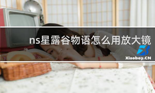 ns星露谷物语怎么用放大镜