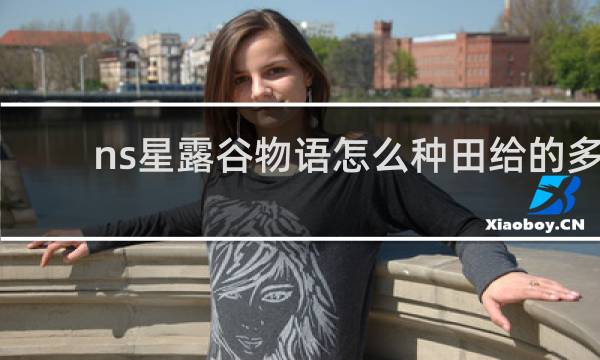 ns星露谷物语怎么种田给的多