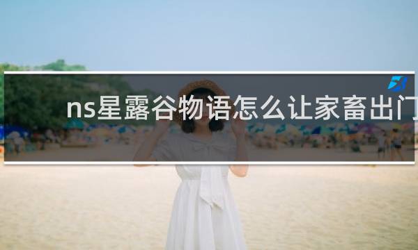 ns星露谷物语怎么让家畜出门