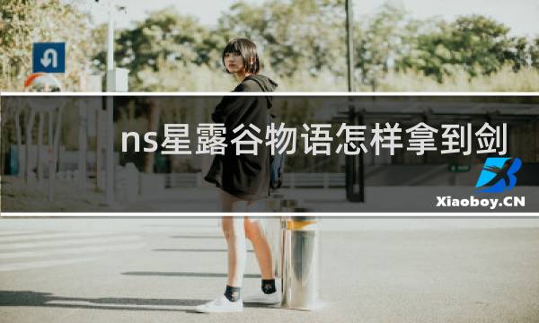 ns星露谷物语怎样拿到剑