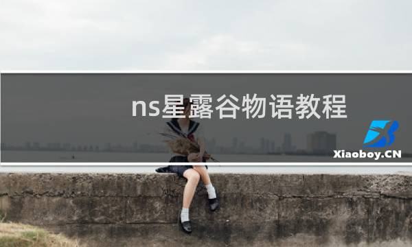 ns星露谷物语教程