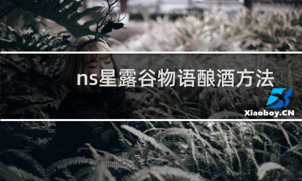 ns星露谷物语酿酒方法