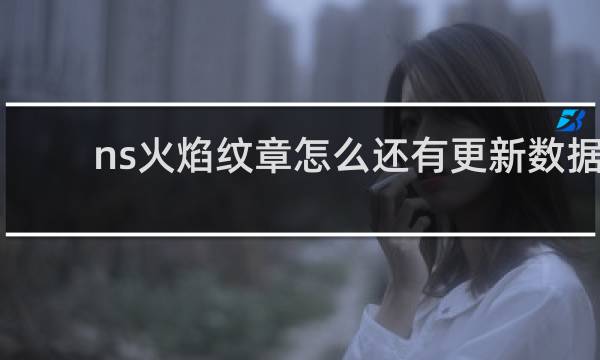 ns火焰纹章怎么还有更新数据