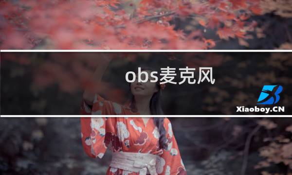 obs麦克风