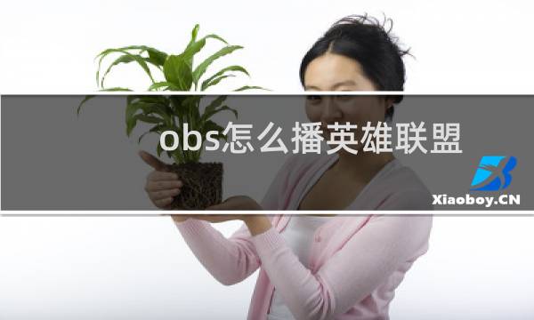 obs怎么播英雄联盟图片