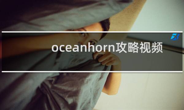 oceanhorn攻略视频